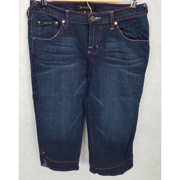 Fabulosity - Capri Denim Pants - Womens Size 7 - Picture 1 of 8